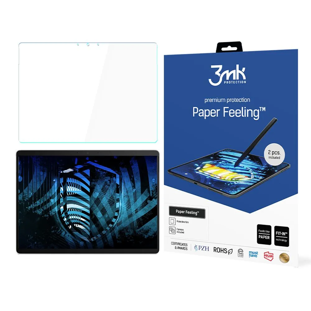 Protective Film for Microsoft Surface Pro Copilot+ PC - 3mk Paper Feeling (2 pcs)