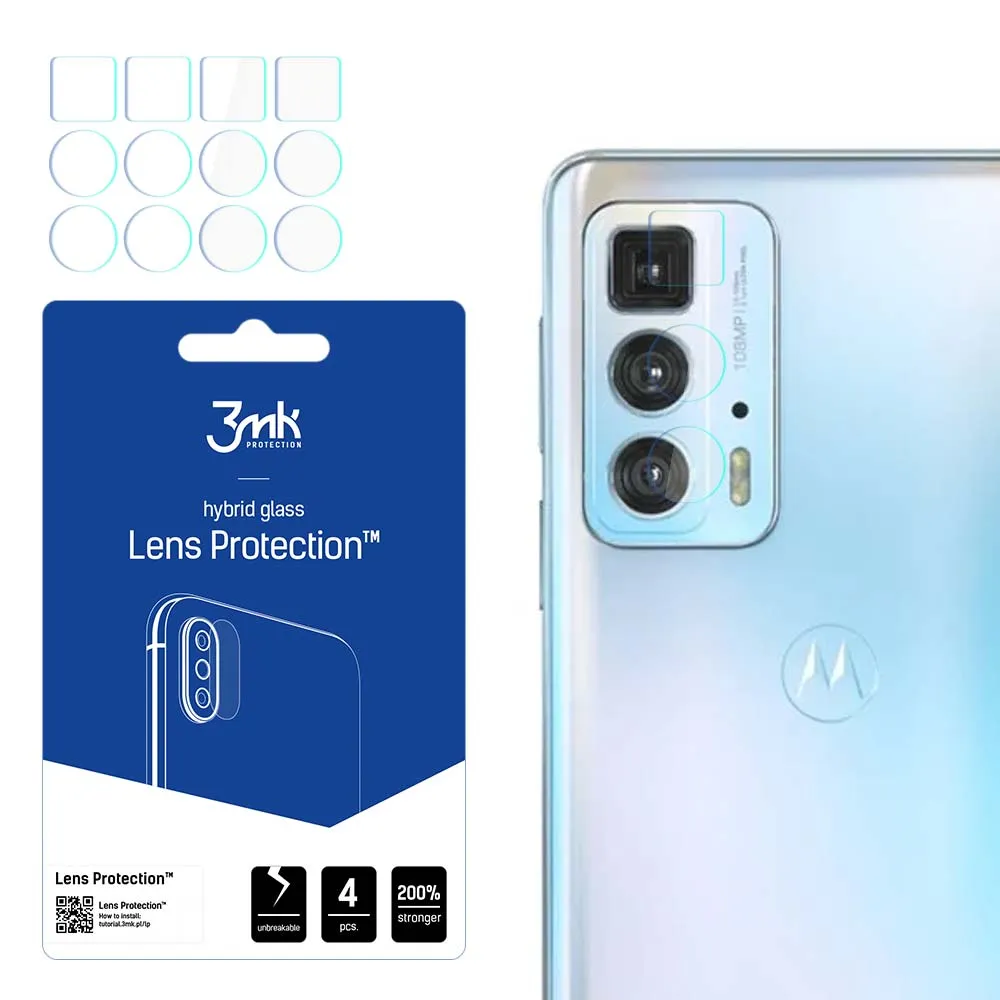 Lens glass for Motorola Edge 20 Pro - 3mk Lens Protection