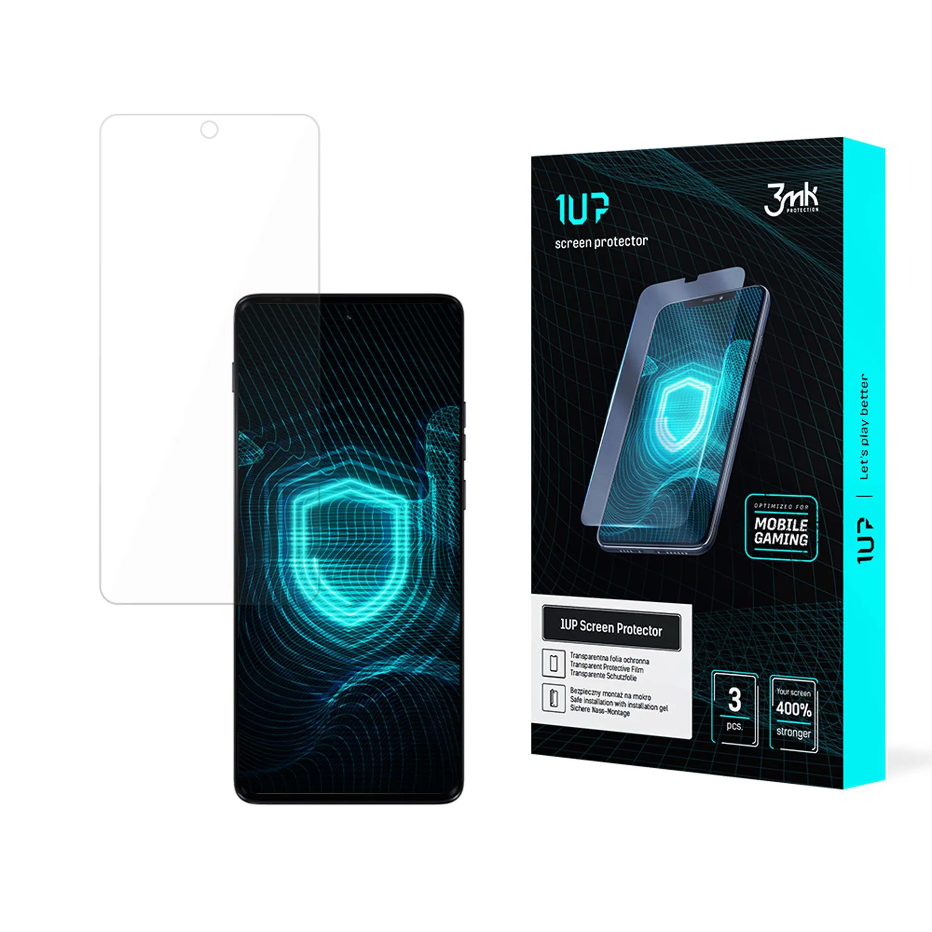 Protective film for Motorola Edge 2024 - 3mk 1UP screen protector (3 pieces)