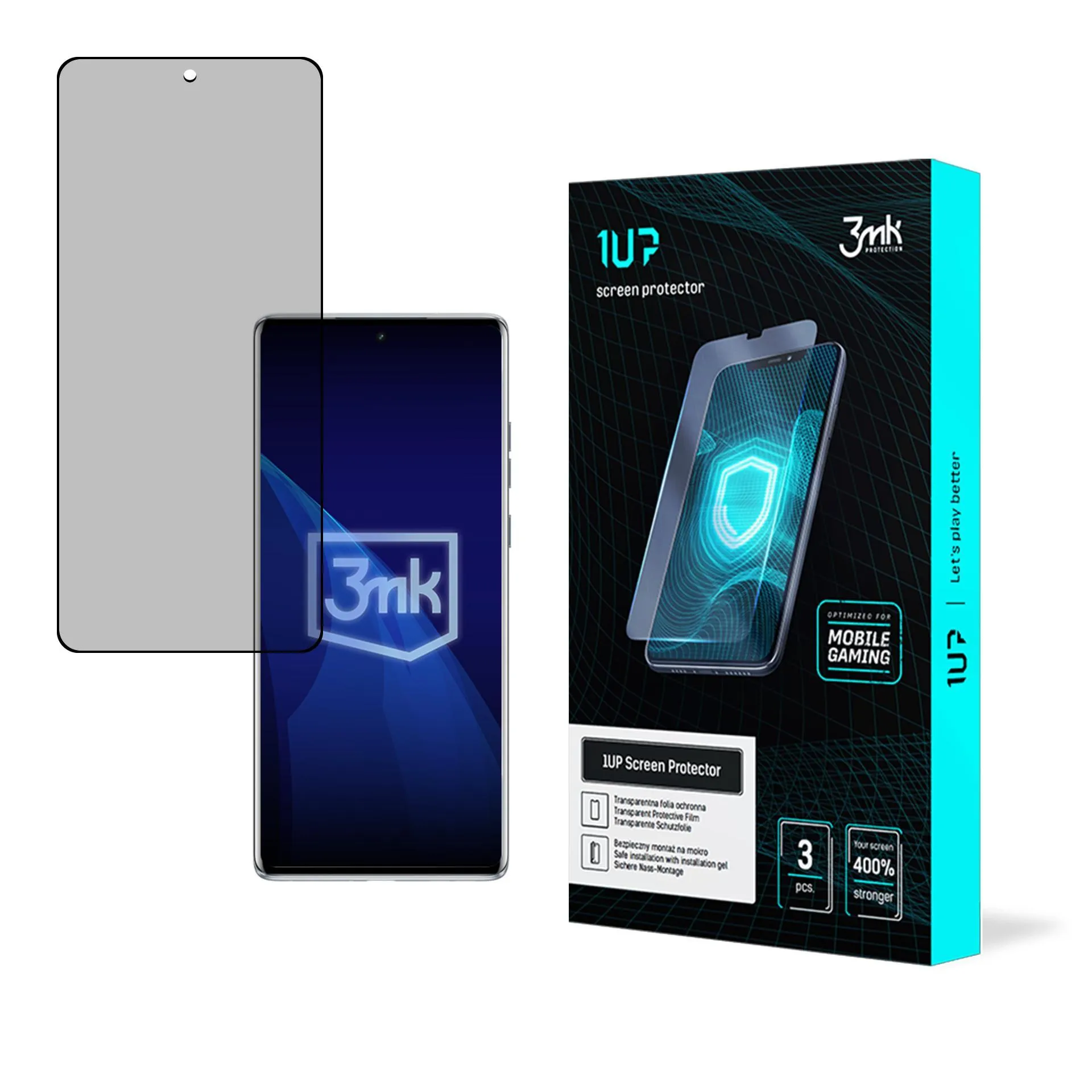 Protective film for Motorola Edge 50 5G - 3mk 1UP screen protector (3 pieces)