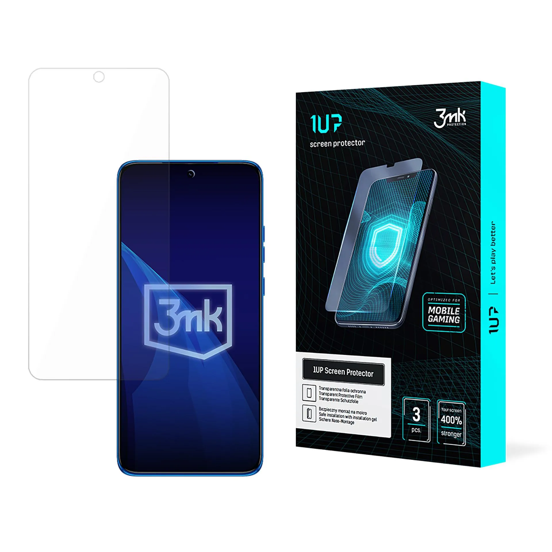 Protective film for Motorola Edge 50 Neo - 3mk 1UP screen protector (3 pieces)