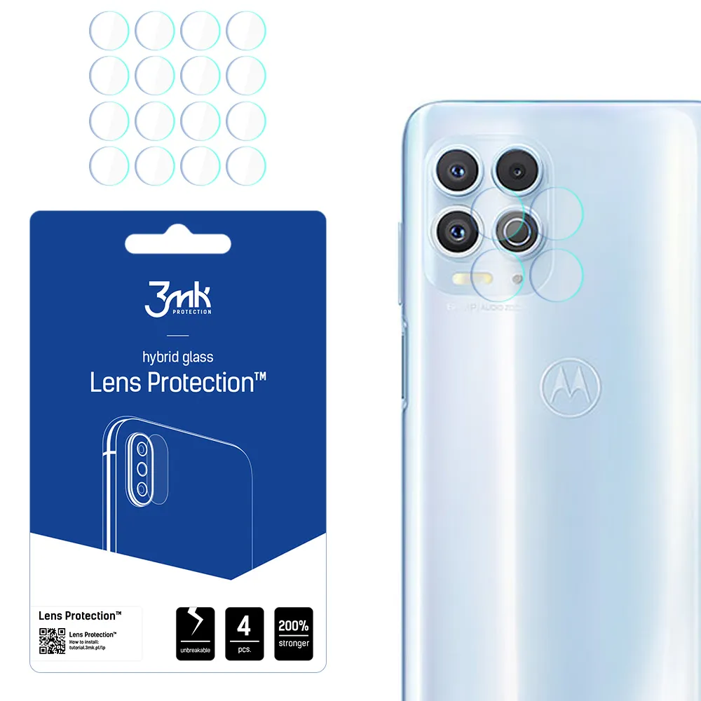 Lens glass for Motorola Edge S 5G - 3mk Lens Protection