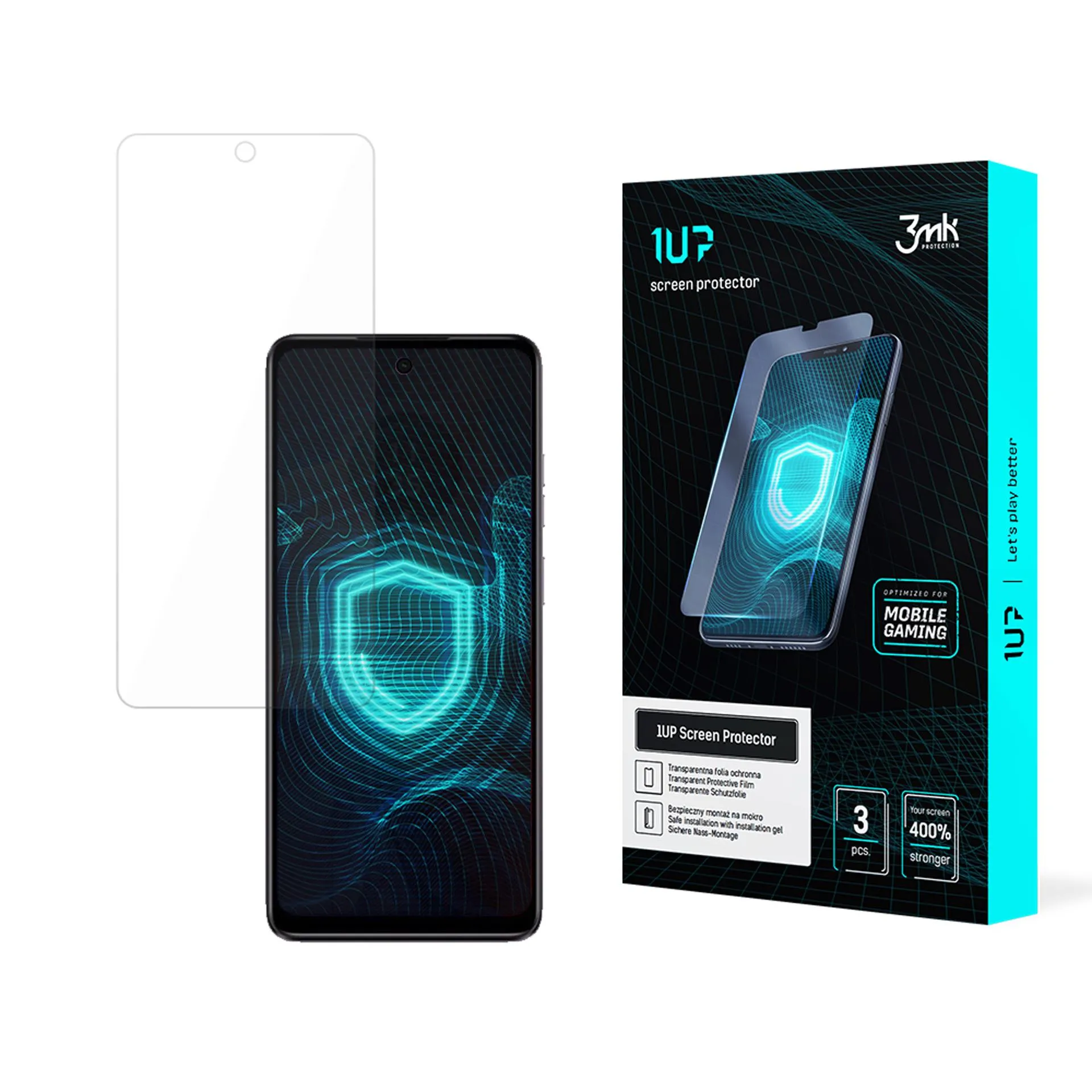 Protective film for Motorola Moto E14 - 3mk 1UP screen protector (3 pieces)
