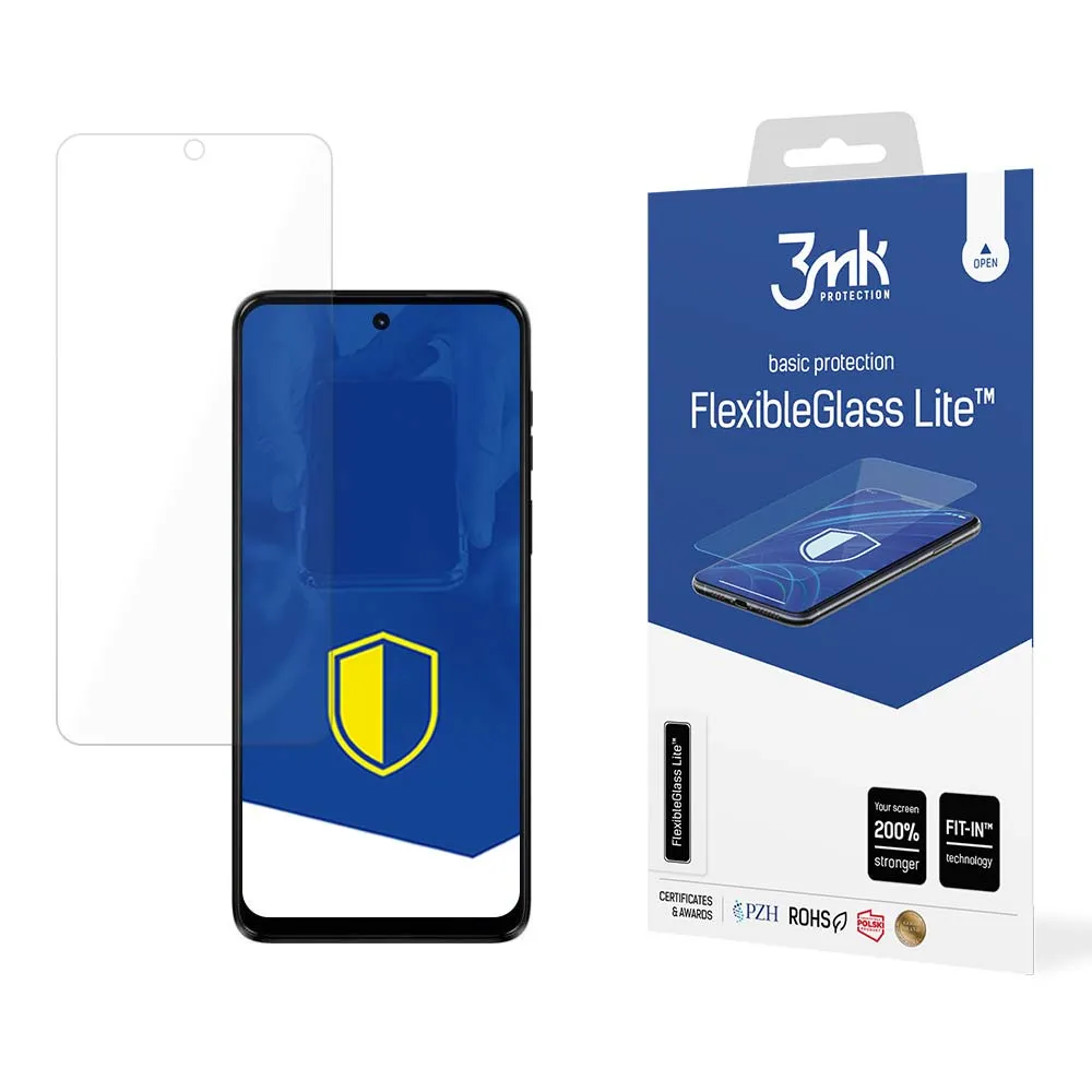 Unbreakable hybrid glass for Motorola Moto G14 - 3mk FlexibleGlass Lite