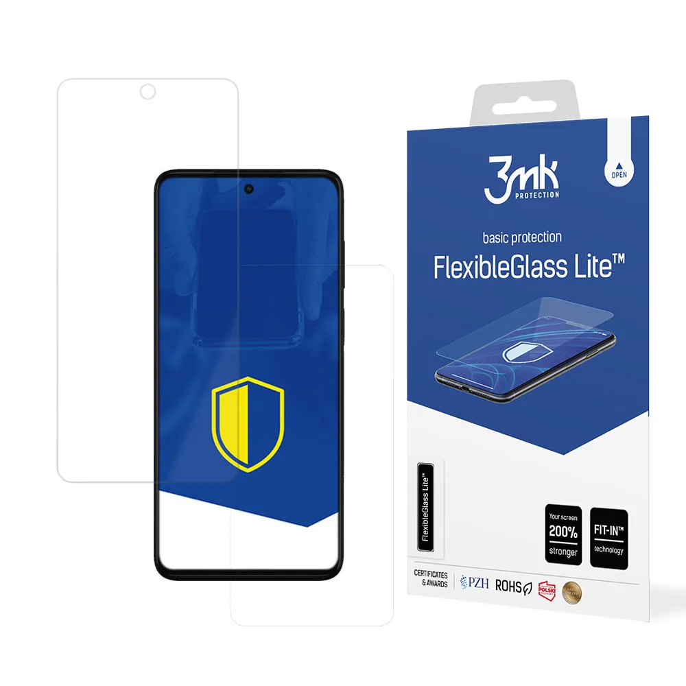 Unbreakable hybrid glass for Motorola Moto G52 - 3mk FlexibleGlass Lite