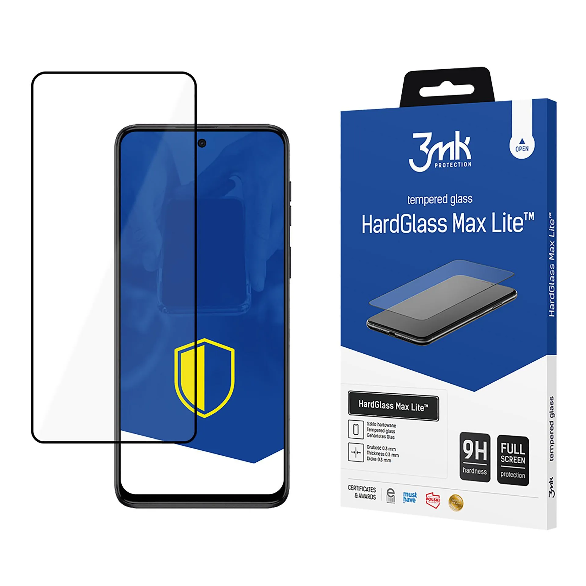 Tempered glass for Motorola Moto G54/Power Edition - 3mk HardGlass Max Lite