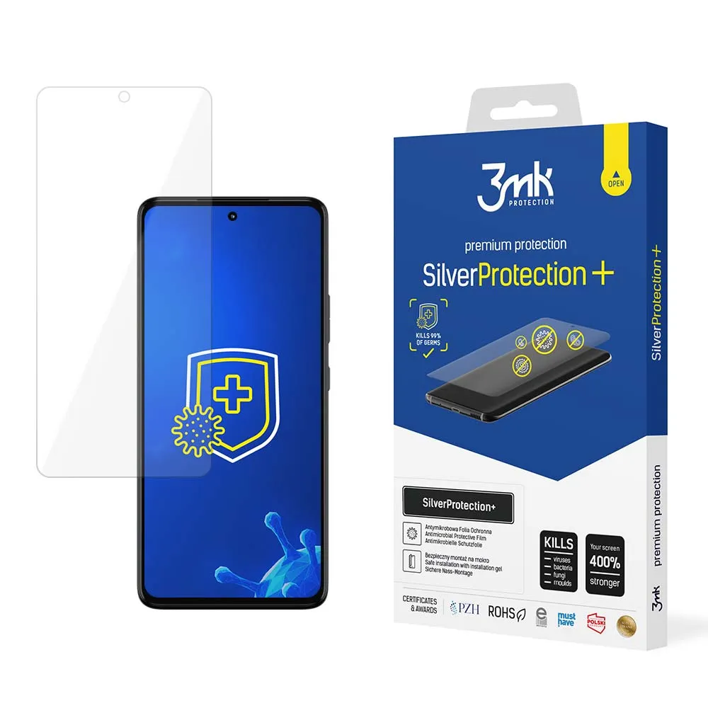 Anti-Shock Protective Film for Motorola Moto G72 - 3mk SilverProtection+