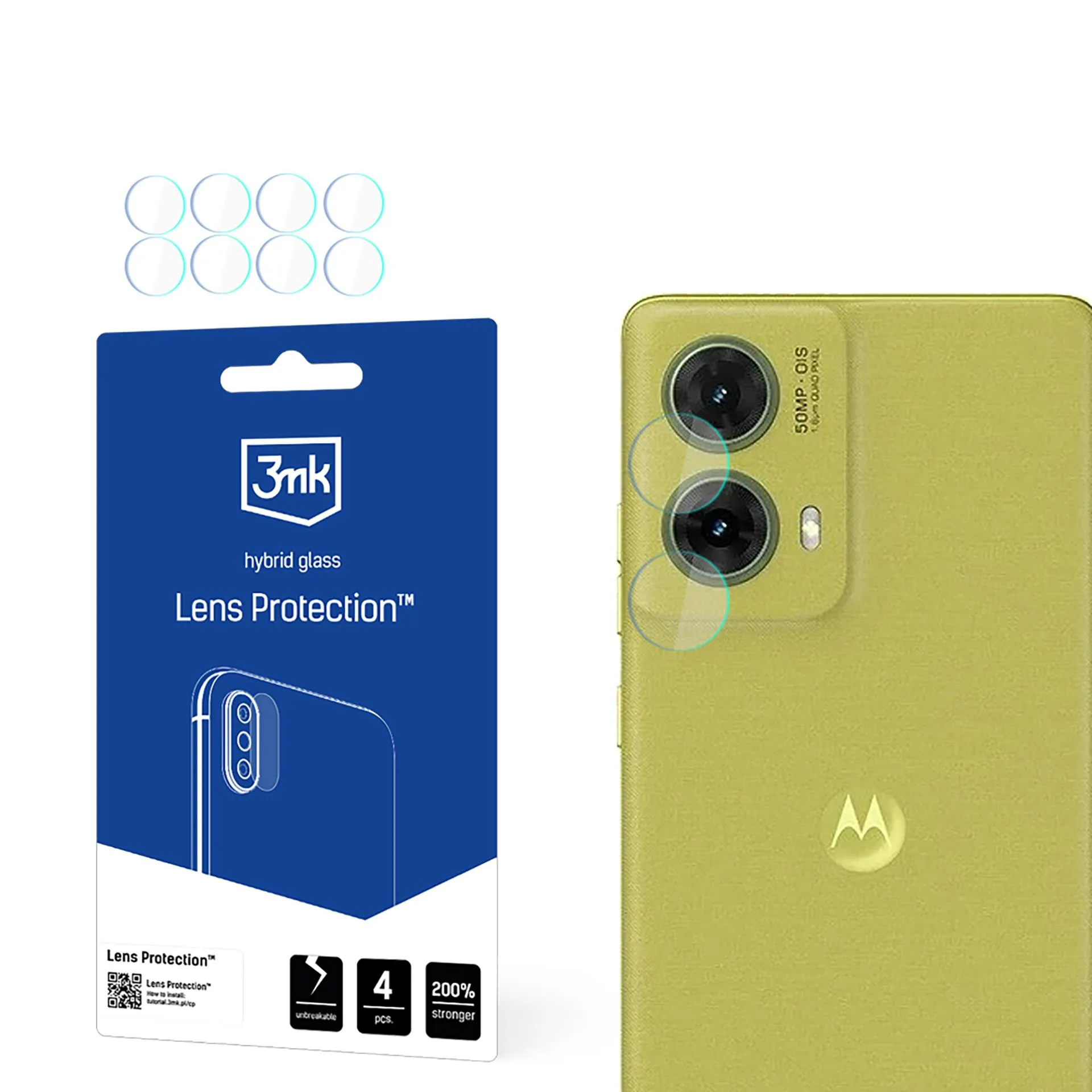 Lens glass for Motorola Moto S50 Neo - 3mk Lens Protection