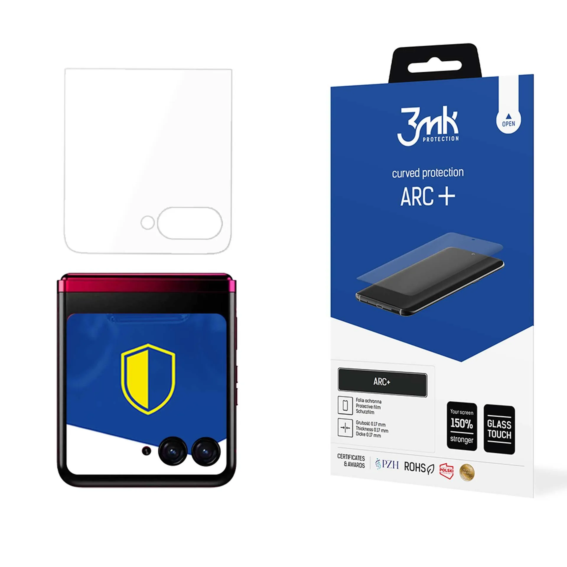 Protective film for Motorola Razr 40 Ultra/Razr+ 2023 (front) - 3mk ARC+