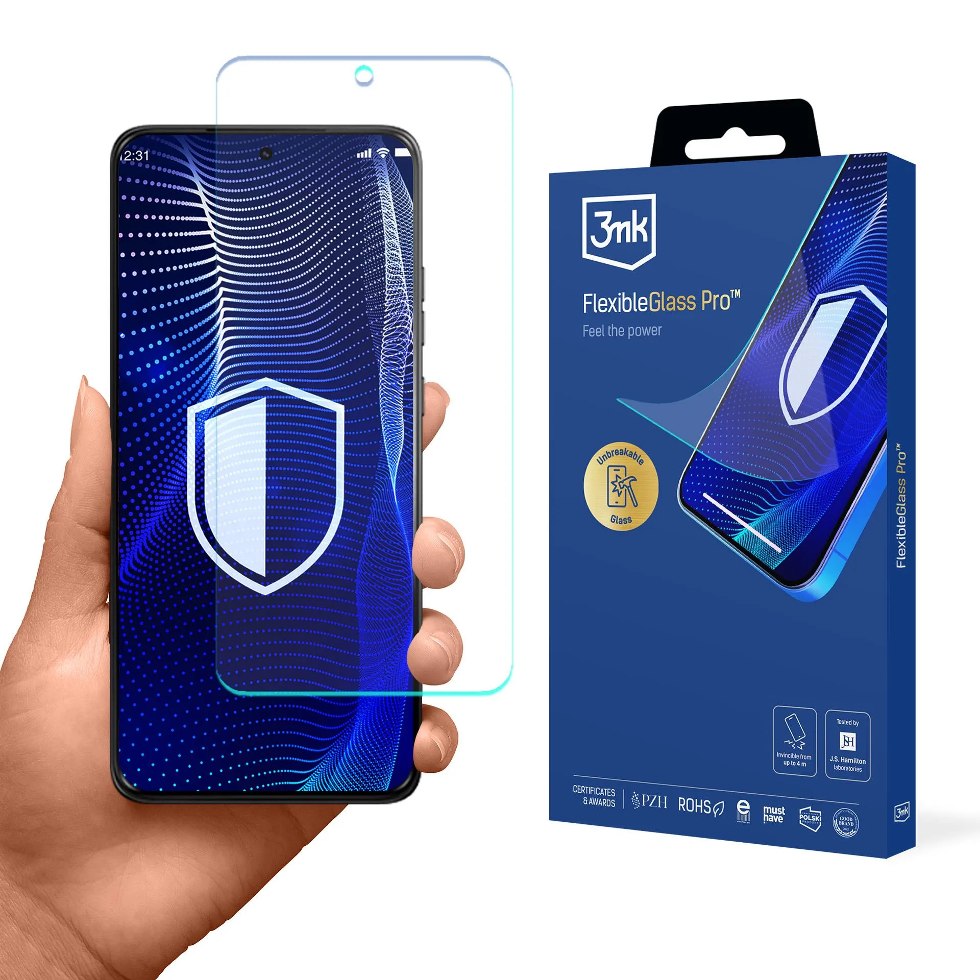 Shatterproof glass for Motorola ThinkPhone25 - 3mk FlexibleGlass Pro