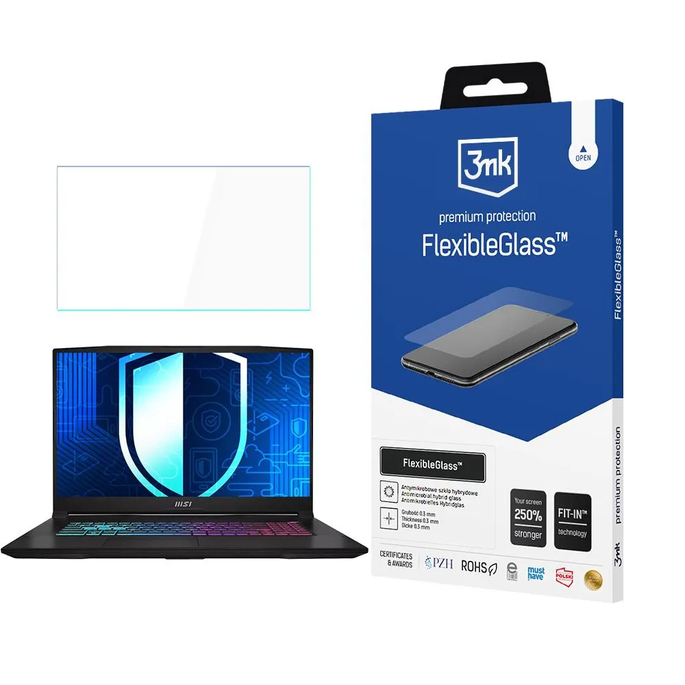 Shatterproof hybrid glass for MSI Katana 17,3