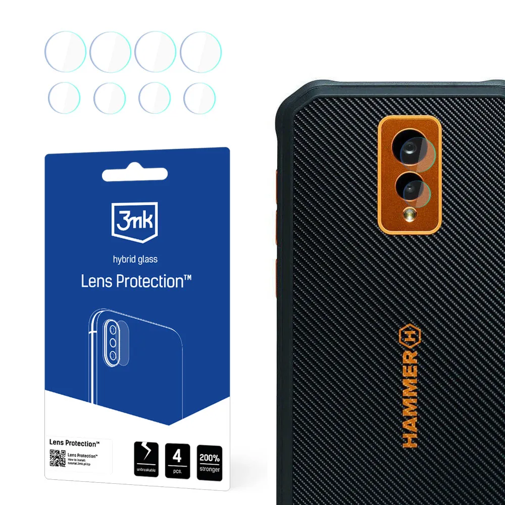 Lens glass for MyPhone Hammer Energy X - 3mk Lens Protection