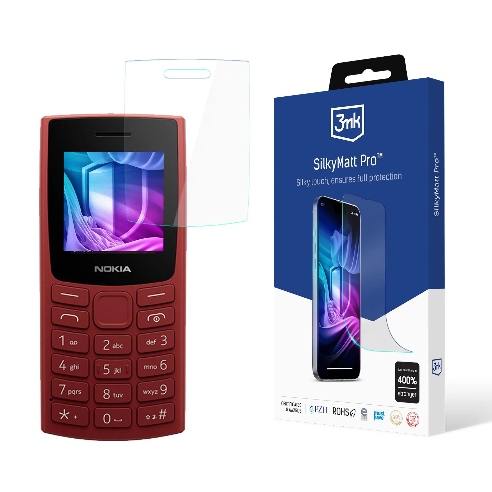 Matte foil for Nokia 105 4G (2023) - 3mk SilkyMatt Pro