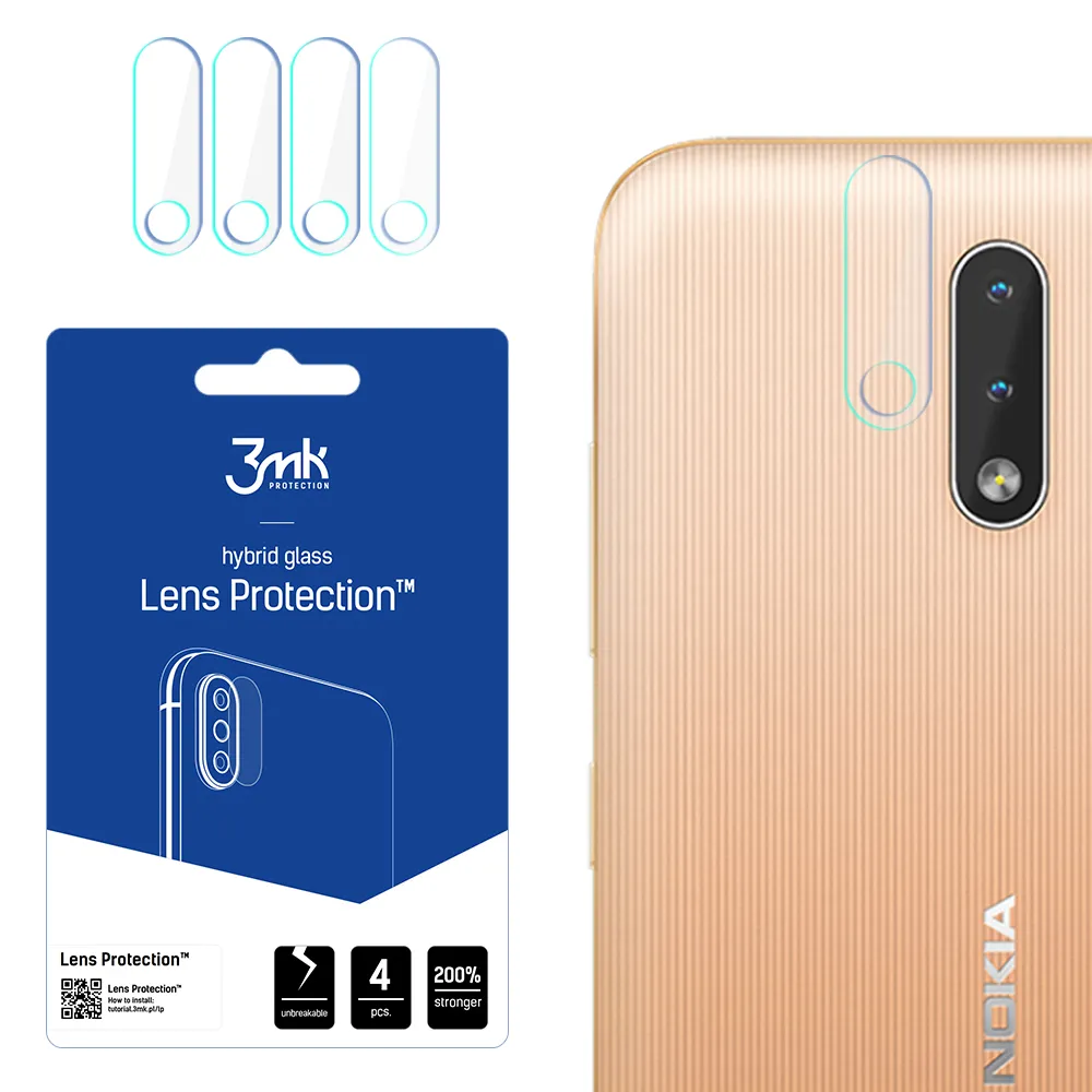 Lens glass for Nokia 2.3 - 3mk Lens Protection