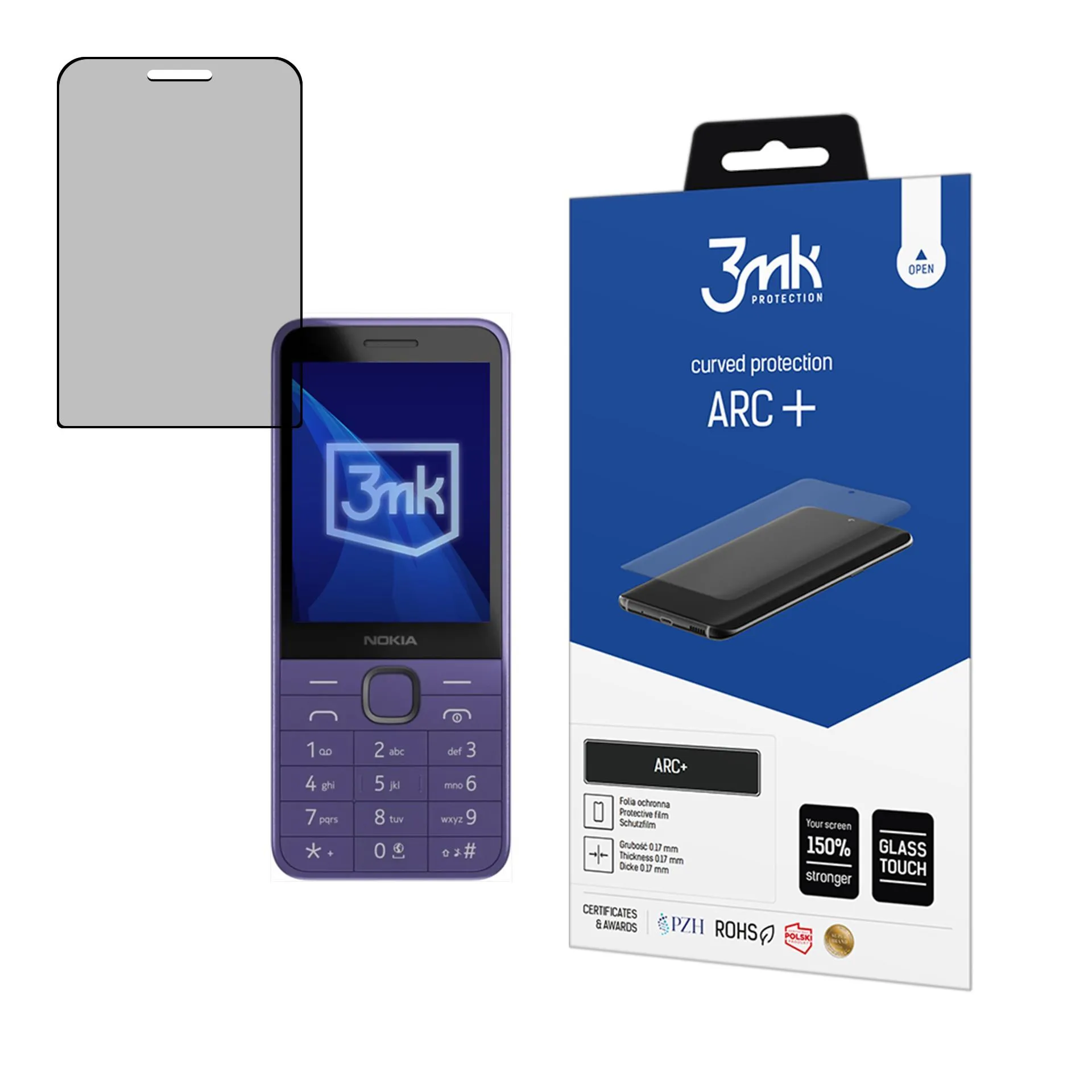 Protective film for Nokia 235 4G / 215 4G - 3mk ARC+