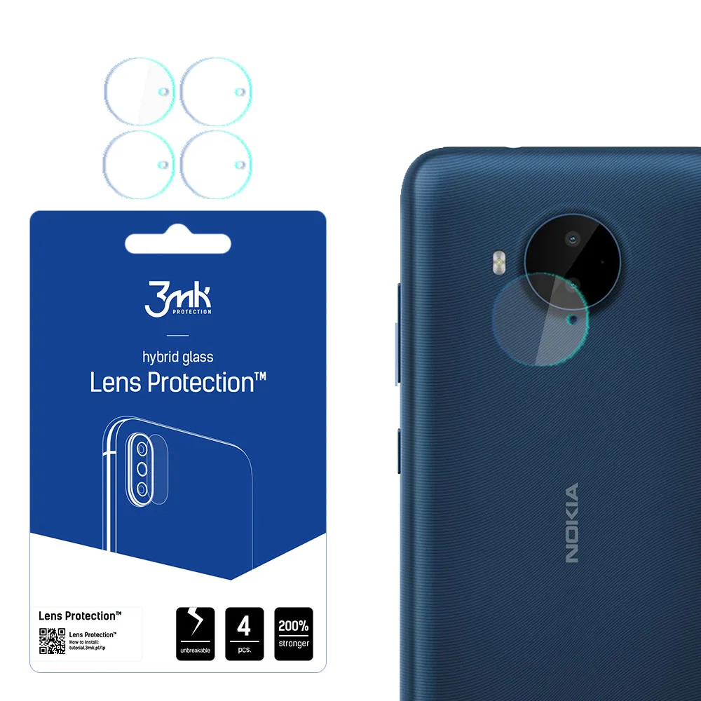 Lens glass for Nokia C20 Plus - 3mk Lens Protection