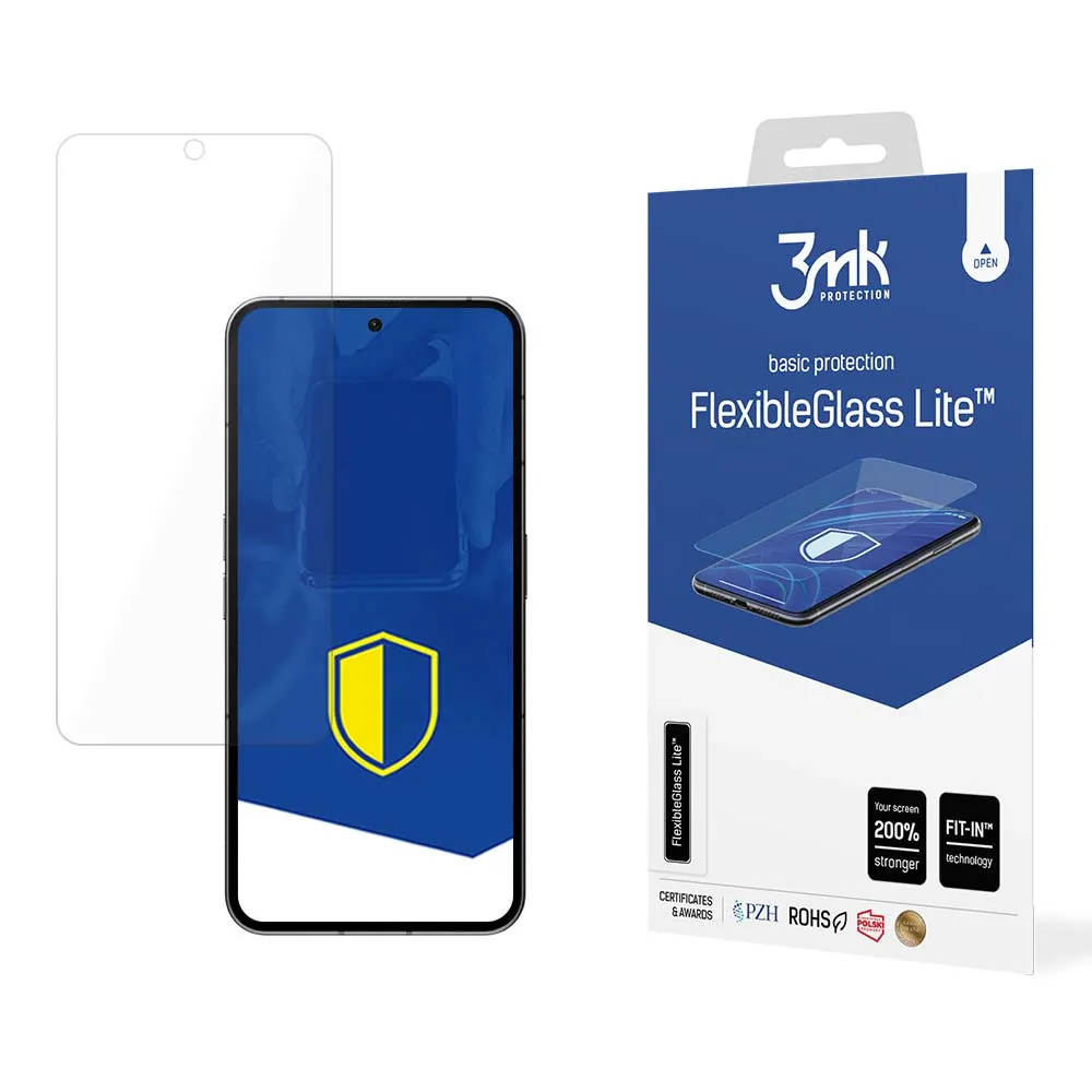 Unbreakable hybrid glass for Nothing Phone 2 - 3mk FlexibleGlass Lite