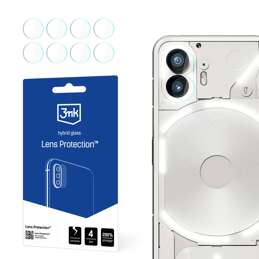 Lens glass for Nothing Phone 2 - 3mk Lens Protection