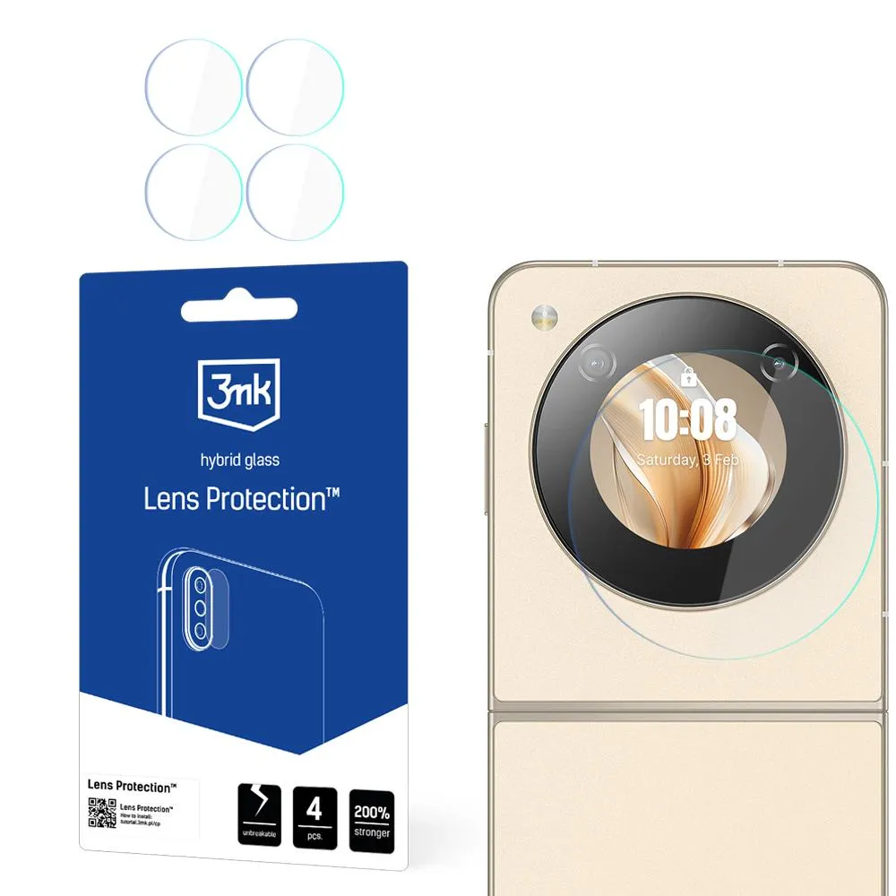 Lens glass for Nubia Flip - 3mk Lens Protection