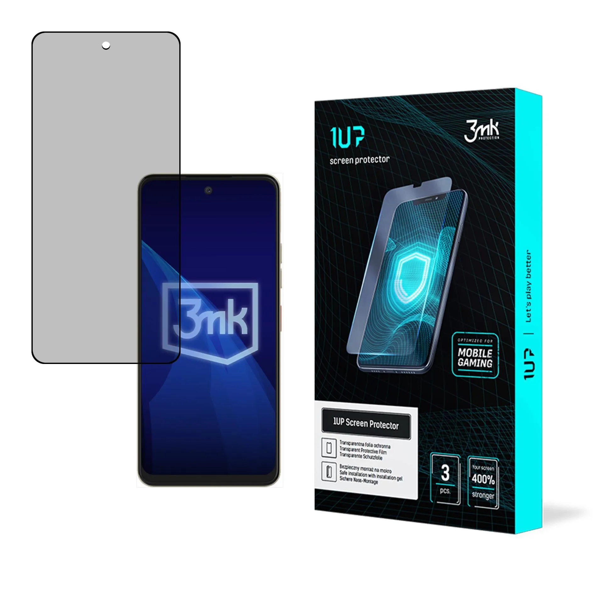Screen protector for Nubia Music - 3mk 1UP screen protector (3 pieces)