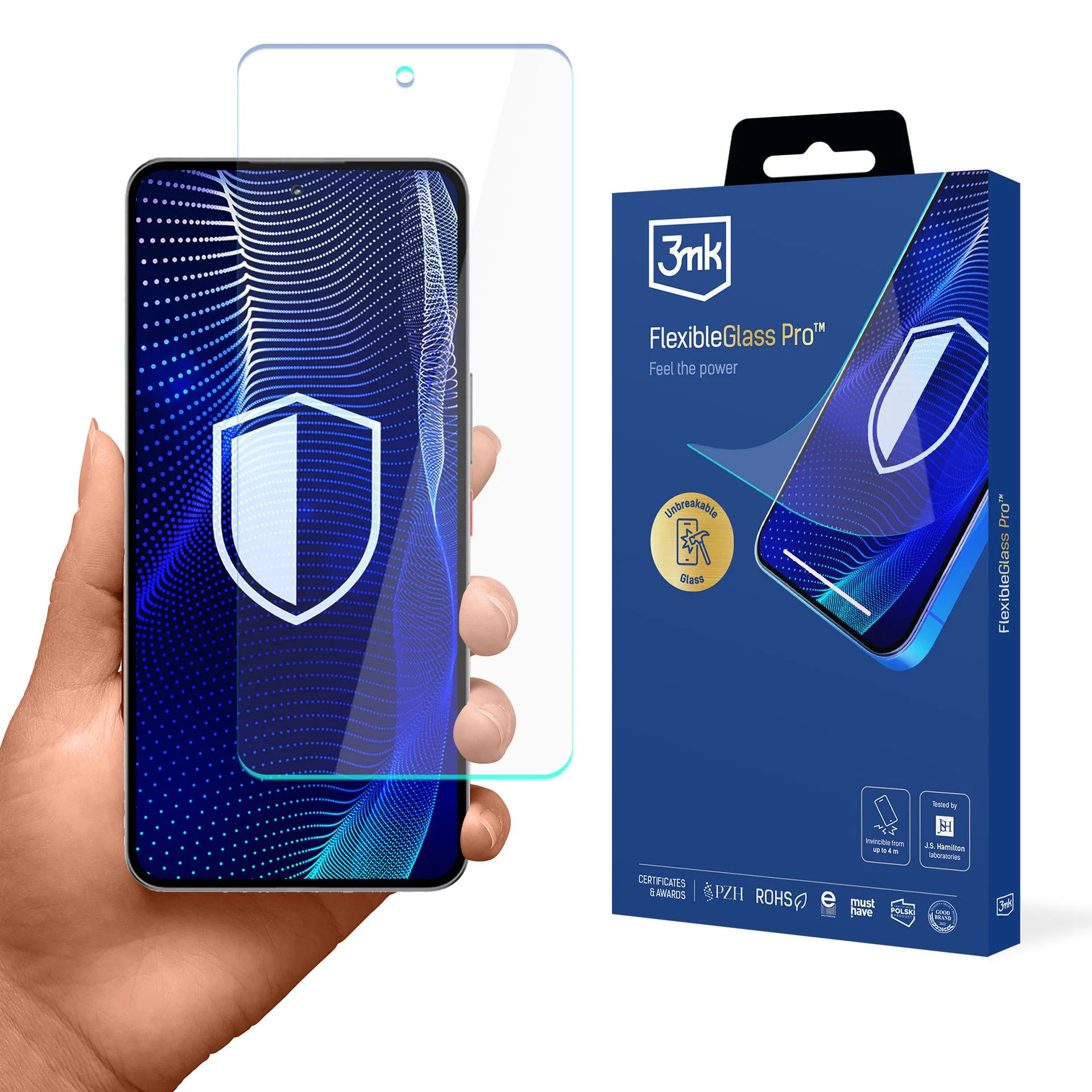 Shatterproof glass for Nubia Neo 3 - 3mk FlexibleGlass Pro