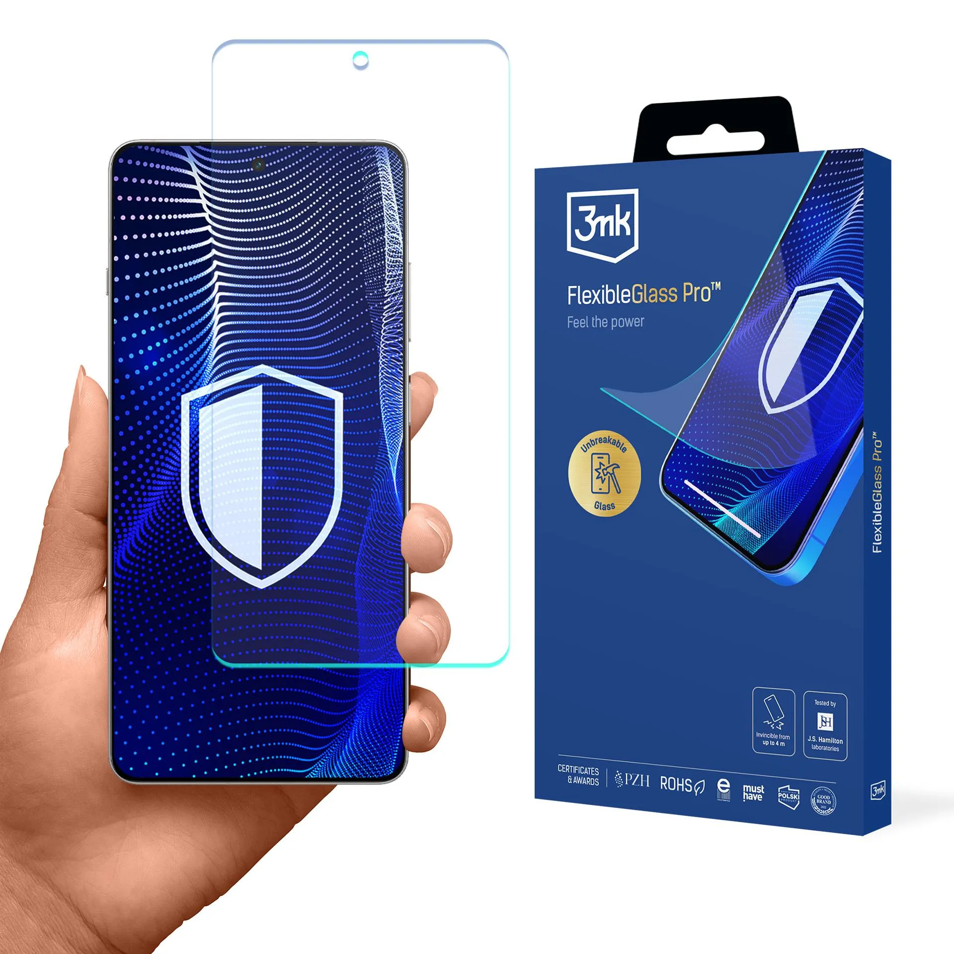Shatterproof glass for OnePlus 13R - 3mk FlexibleGlass Pro