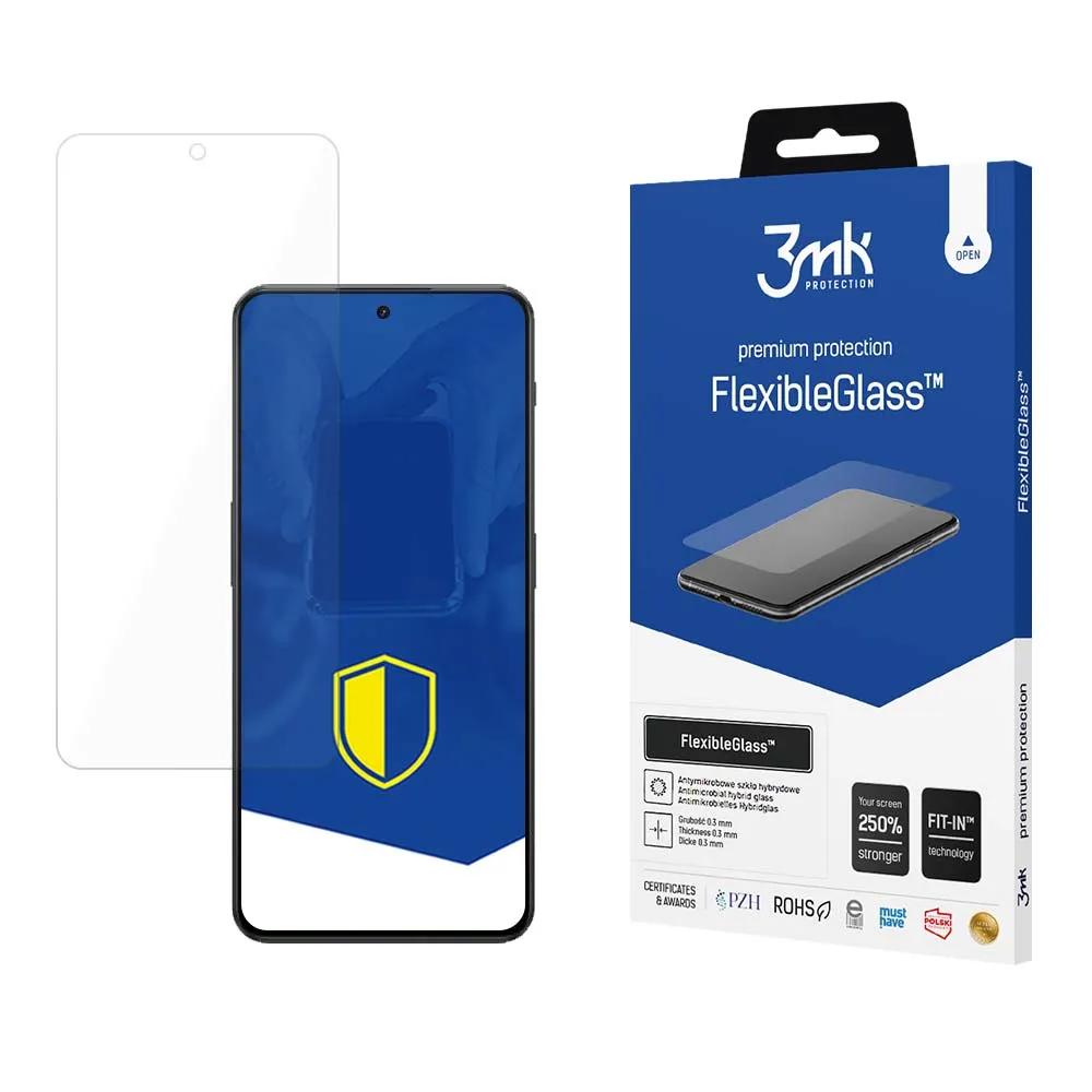 Shatterproof hybrid glass on OnePlus Nord 3 5G - 3mk FlexibleGlass™