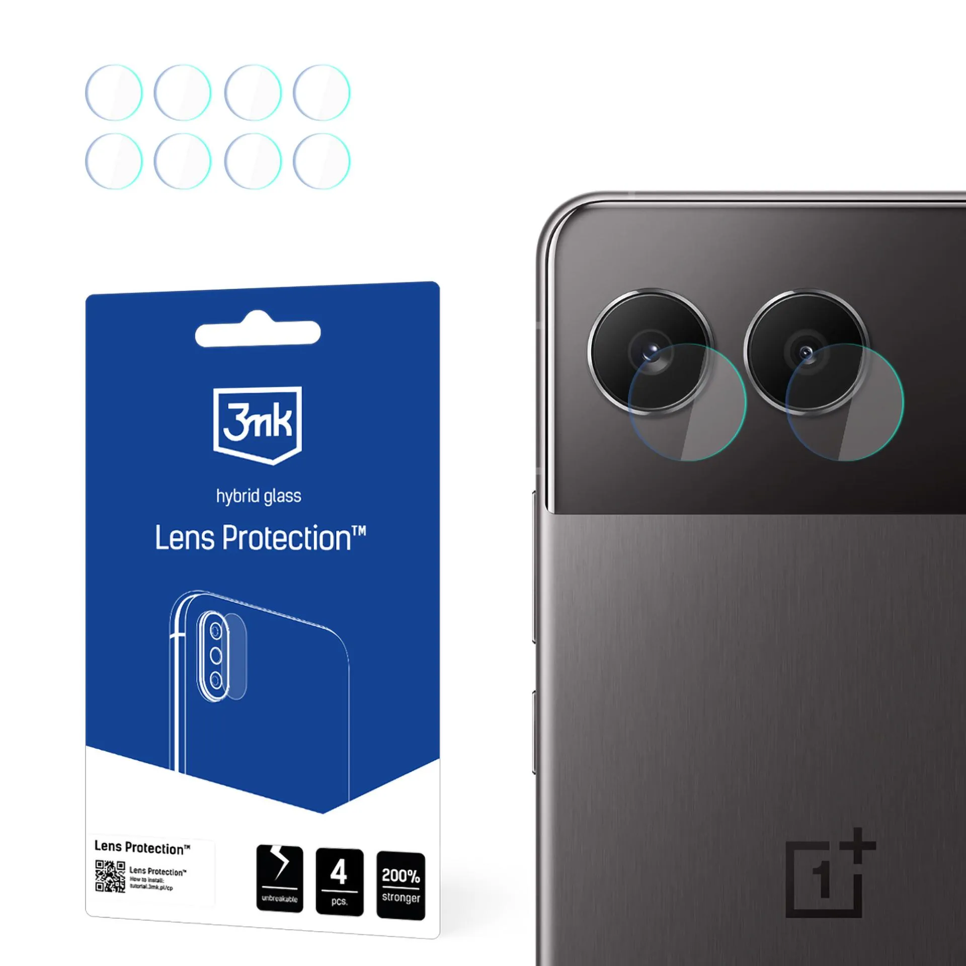 Lens glass for OnePlus Nord 4 - 3mk Lens Protection