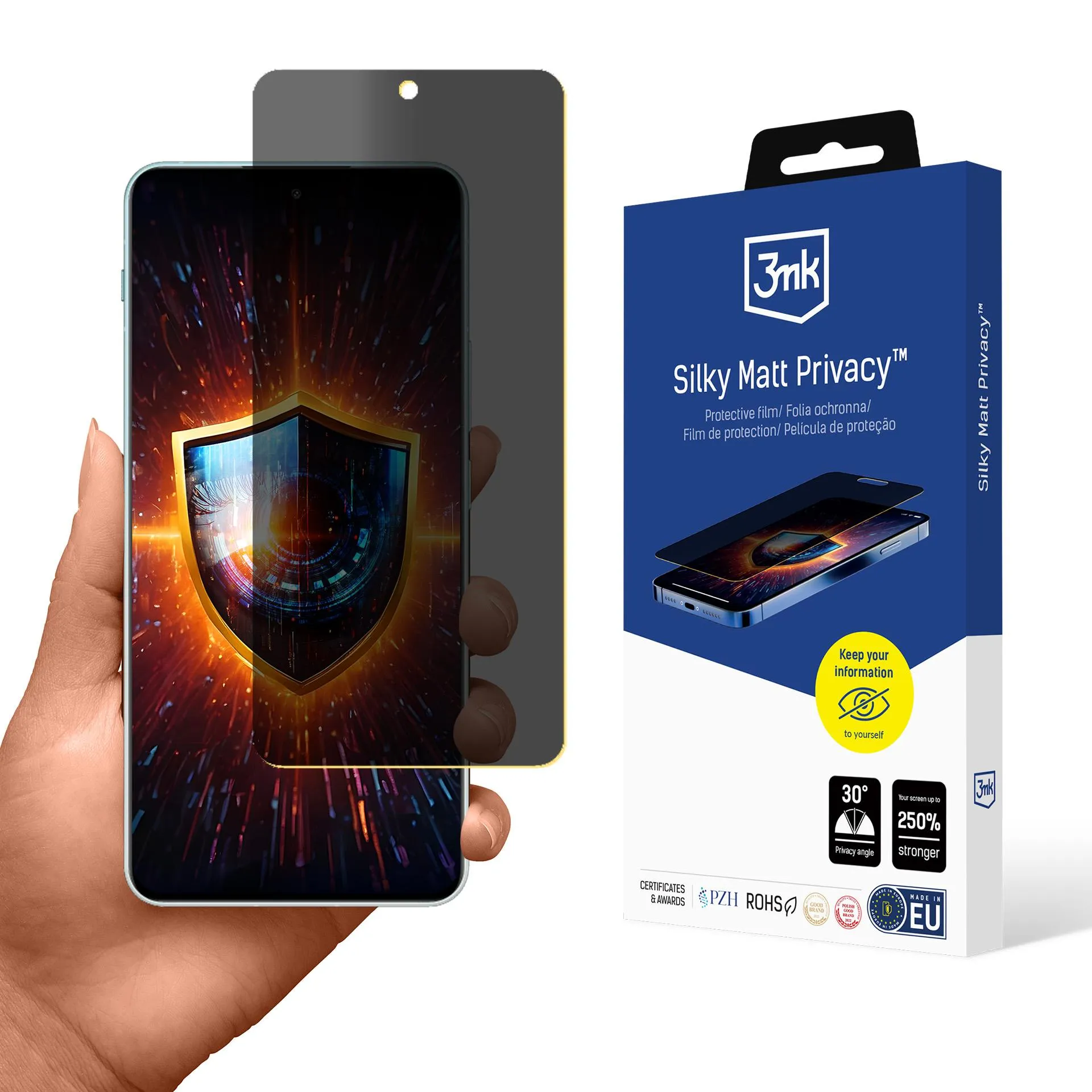 Privacy film for OnePlus Nord 4 - 3mk Silky Matt Privacy