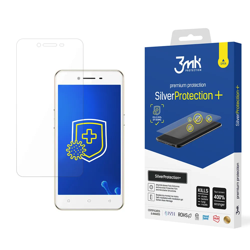 Anti-Shock Protective Film for Oppo A37 - 3mk SilverProtection+