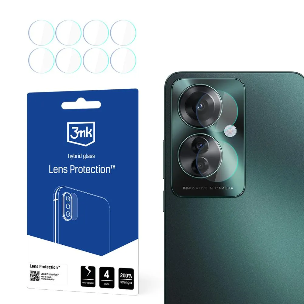 Lens glass for Oppo A3x 5G - 3mk Lens Protection