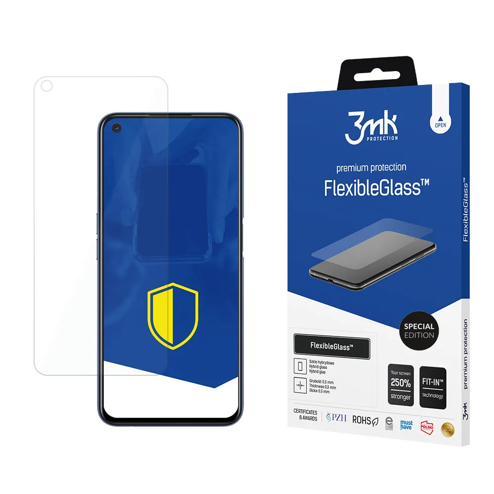 Shatterproof hybrid glass for Oppo A72 - 3mk FlexibleGlass
