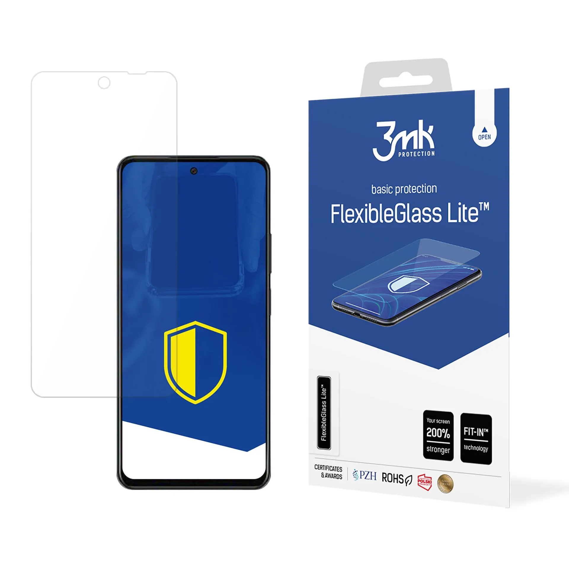 Unbreakable hybrid glass for Oppo A80 - 3mk FlexibleGlass Lite