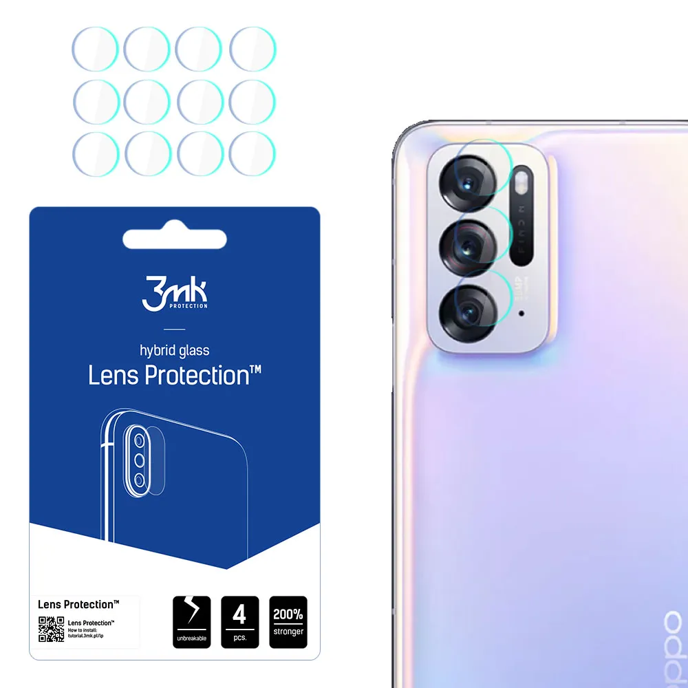 Lens glass for Oppo Find N 5G (Front) - 3mk Lens Protection