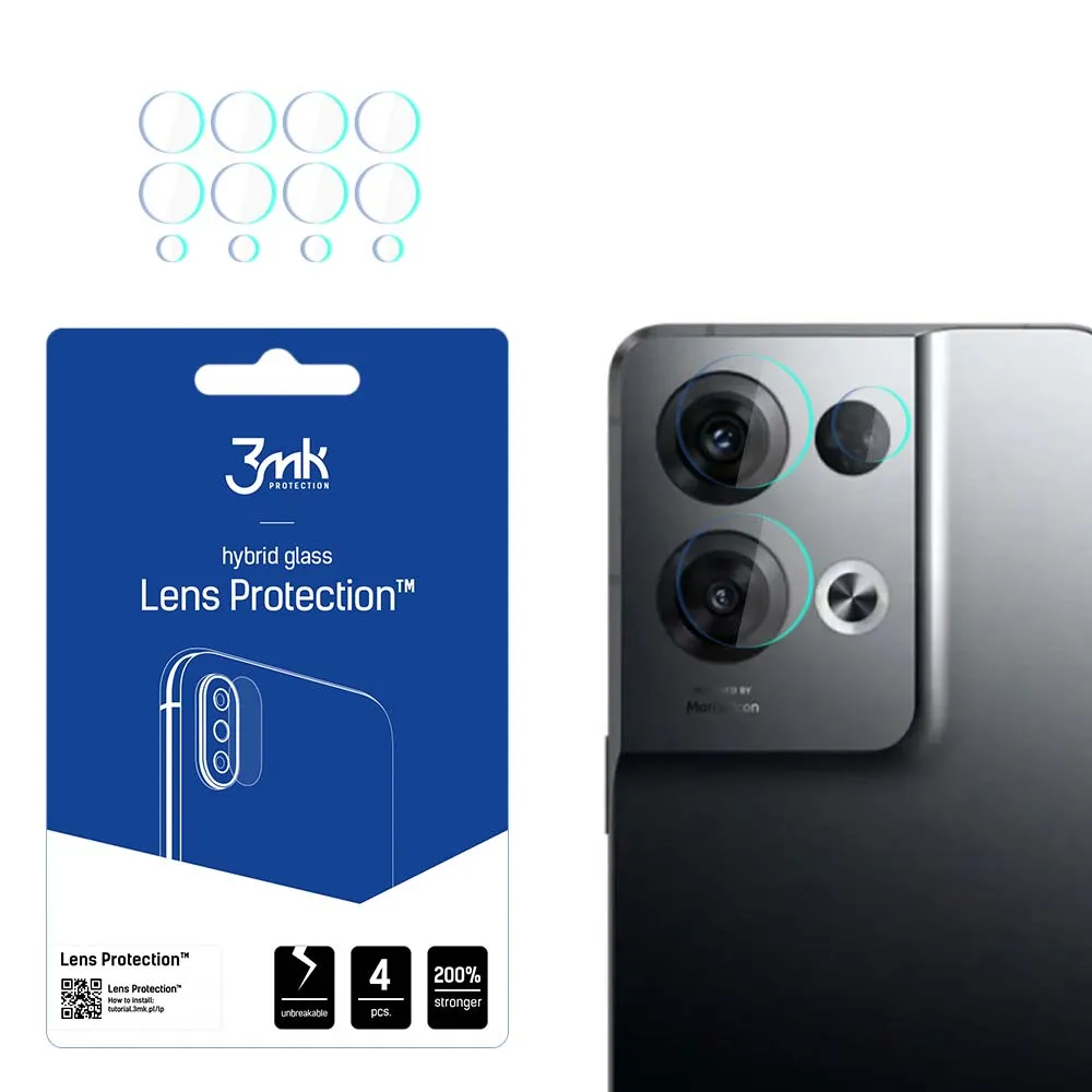 Lens glass for Oppo Reno 8 Pro - 3mk Lens Protection