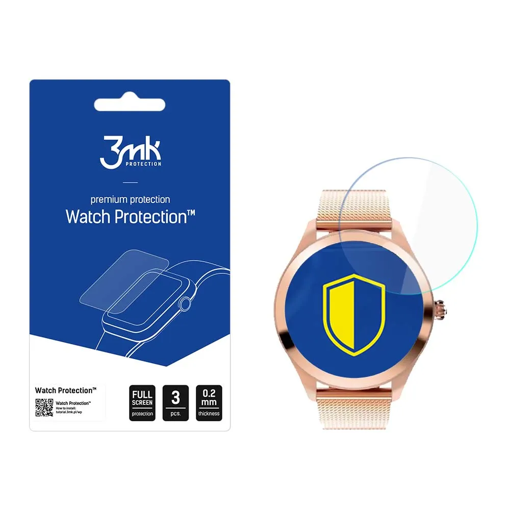 Protective glass for ORO-MED Smart Lady smartwatch screen - 3mk Watch Protection