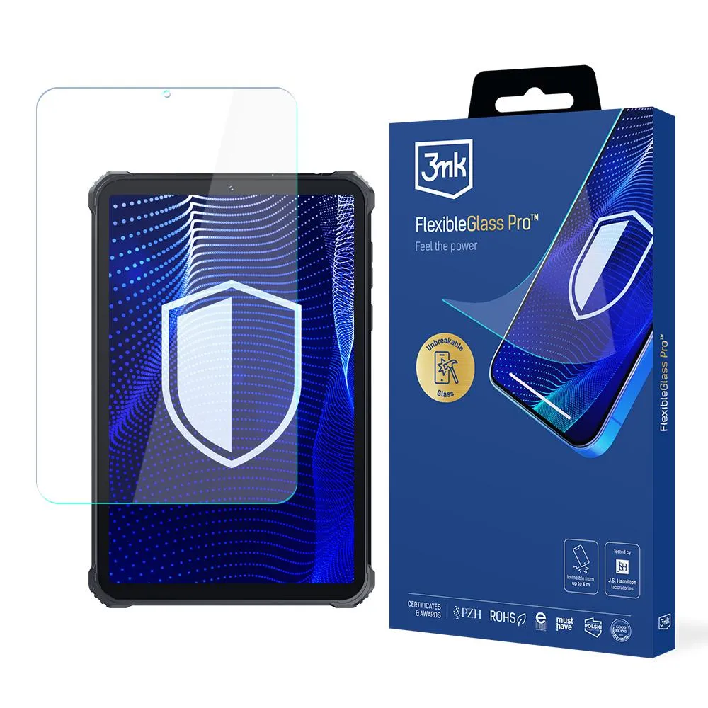 Shatterproof Glass for OUKITEL RT3 - 3mk FlexibleGlass Pro