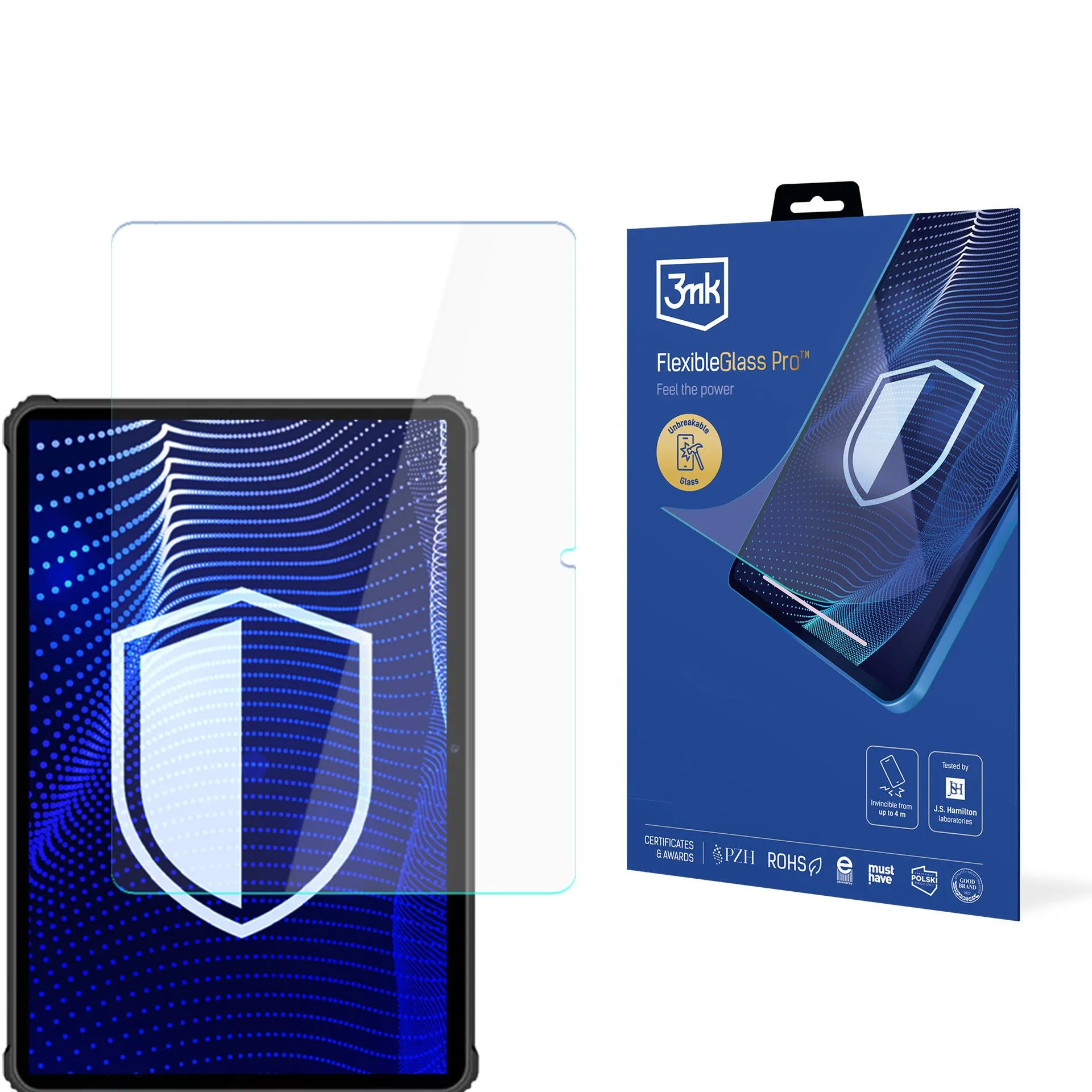 Shatterproof Glass for Oukitel RT5 - 3mk FlexibleGlass Pro
