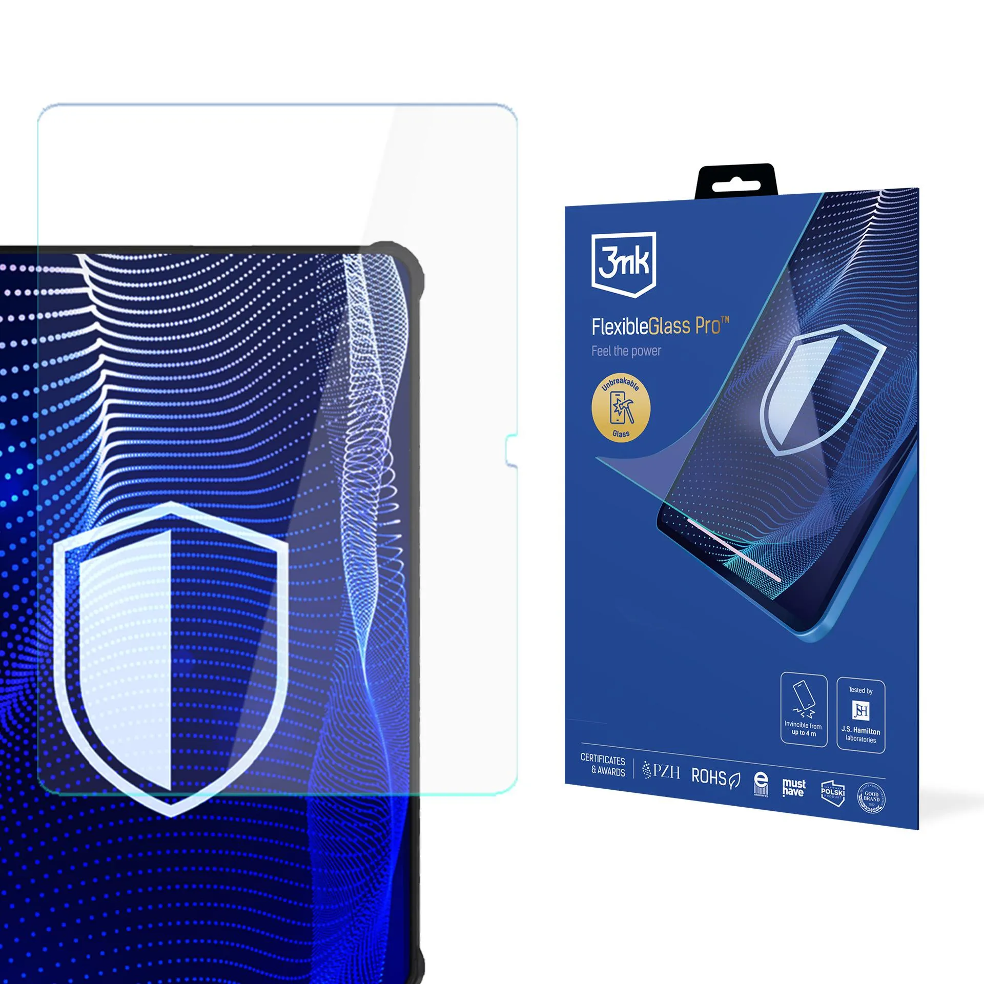 Shatterproof Glass for Oukitel RT6 - 3mk FlexibleGlass Pro