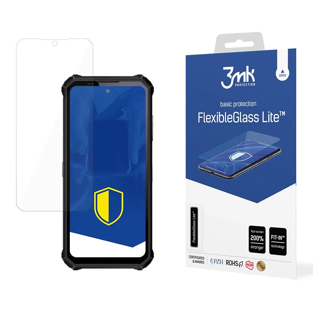 Unbreakable hybrid glass for Oukitel WP19/19 Pro - 3mk FlexibleGlass Lite