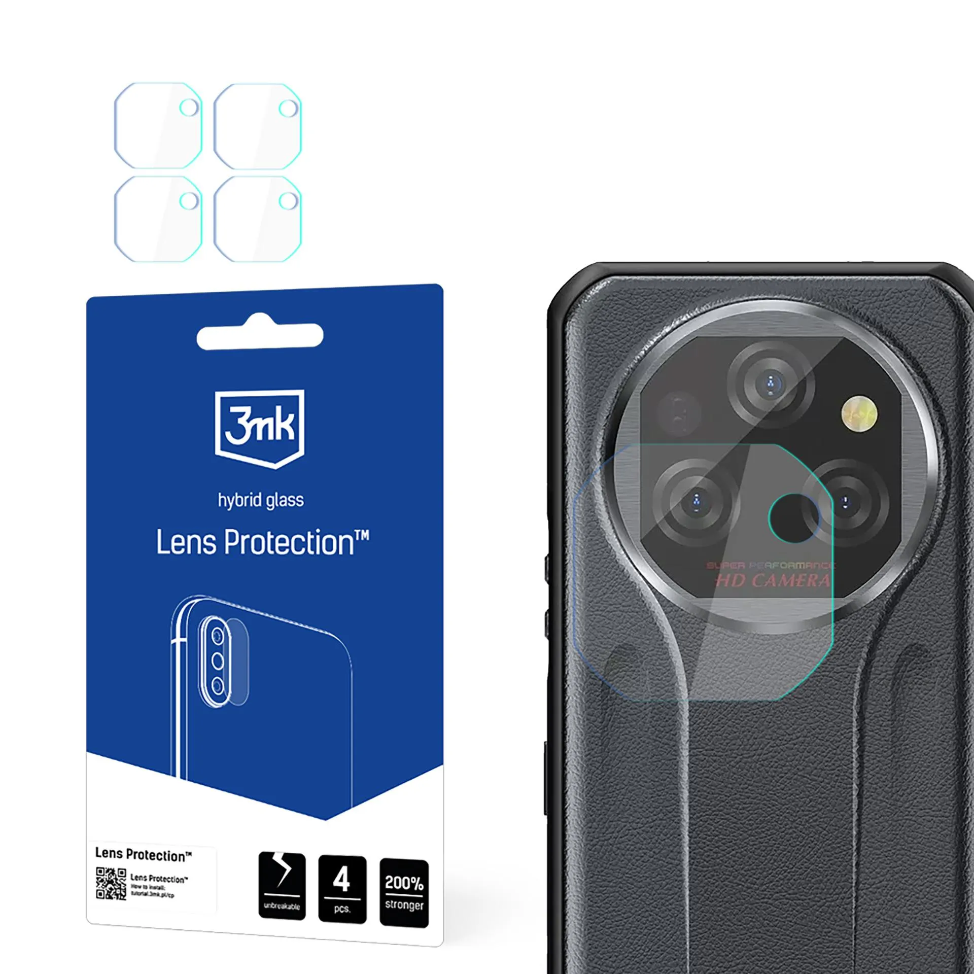 Lens glass for Oukitel WP39 - 3mk Lens Protection