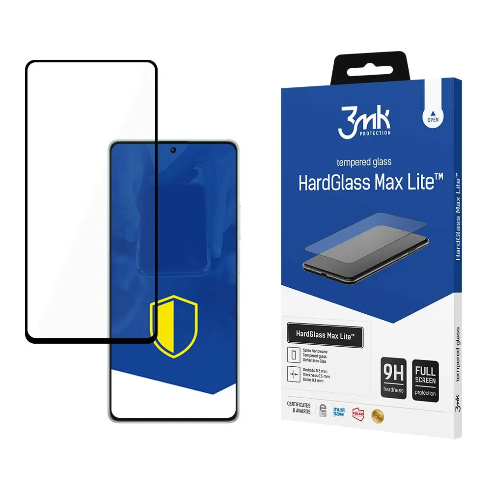 Tempered glass for Poco F5 - 3mk HardGlass Max Lite