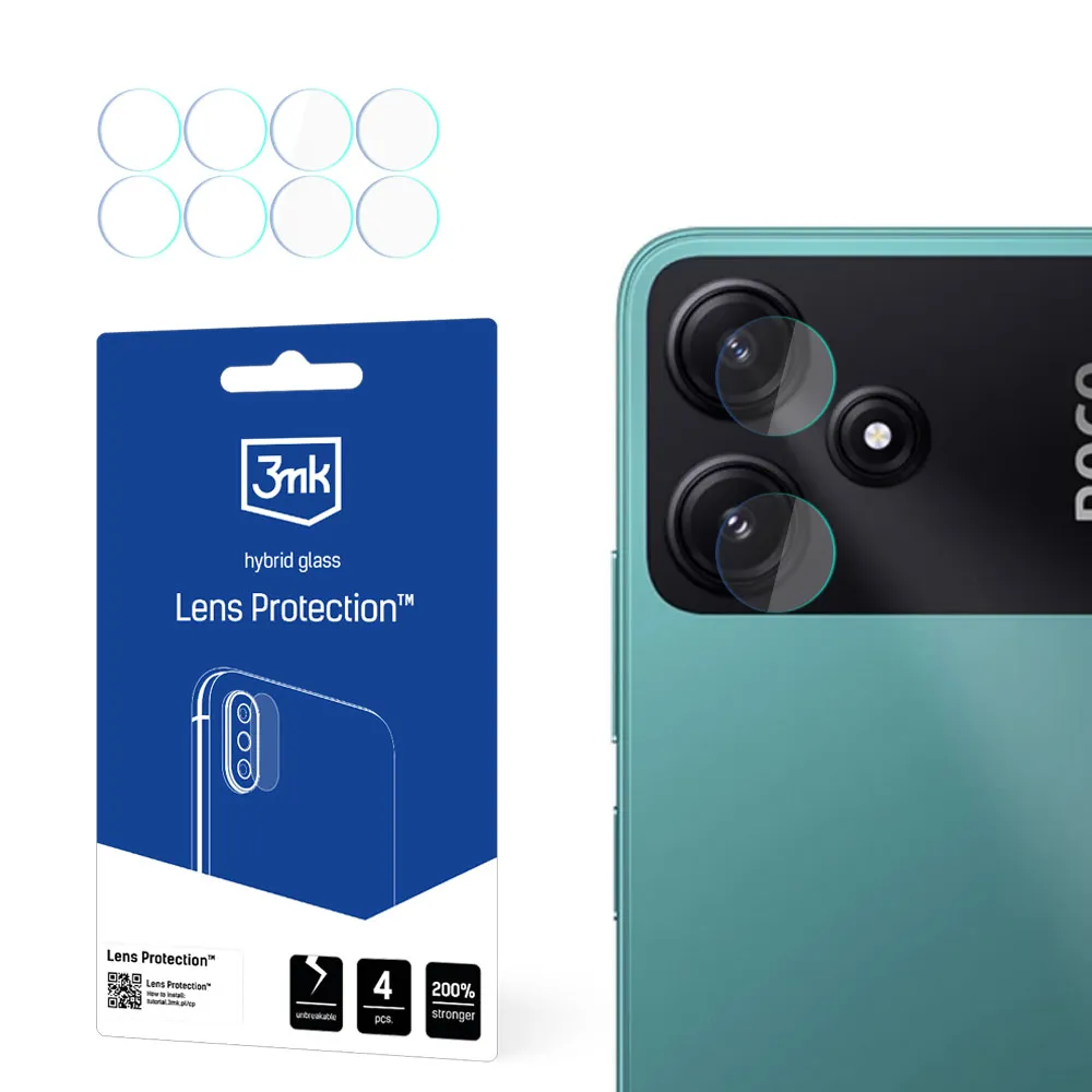 Lens glass for Poco M6 Pro 5G - 3mk Lens Protection
