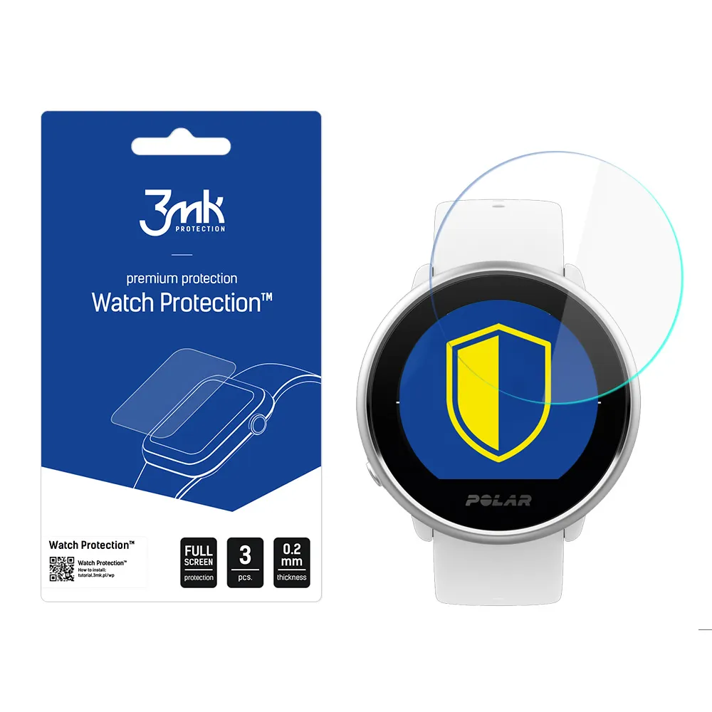 Protective glass for Polar Ignite smartwatch screen - 3mk Watch Protection