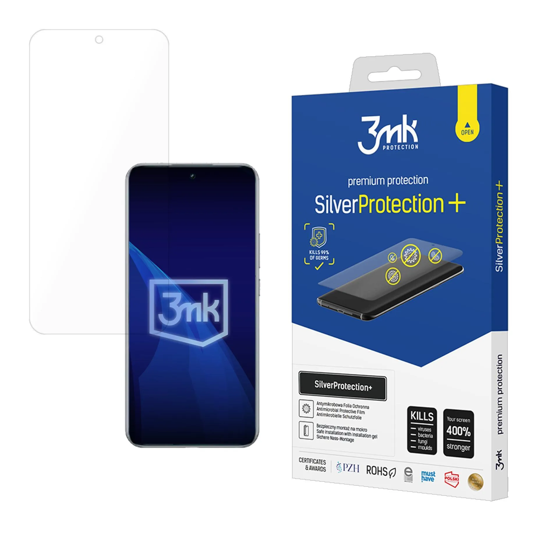 Anti-Shock Protective Film for Realme 14 Pro+ - 3mk SilverProtection+