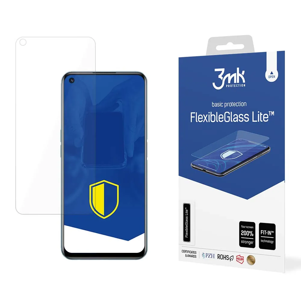 Unbreakable hybrid glass for Realme 9i - 3mk FlexibleGlass Lite