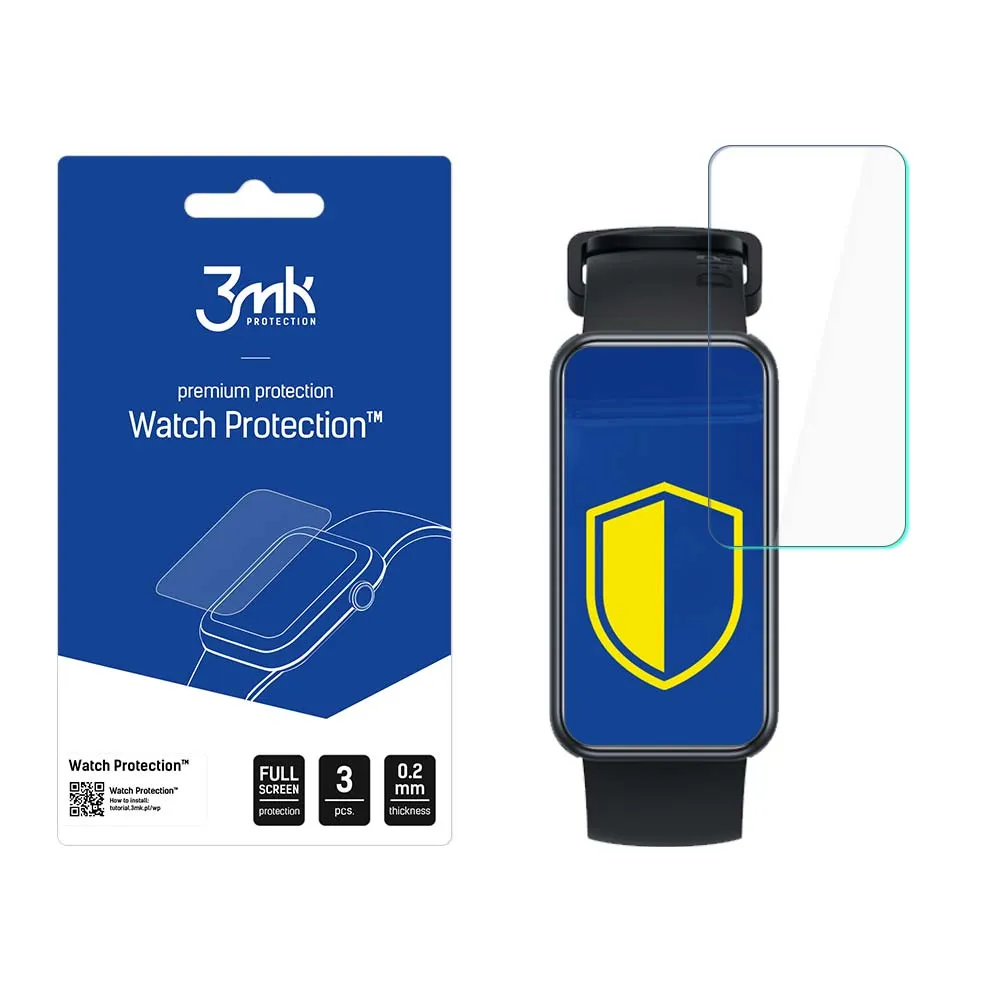 Protective screen film for smartwatch Realme Band 2 - 3mk Watch Protection