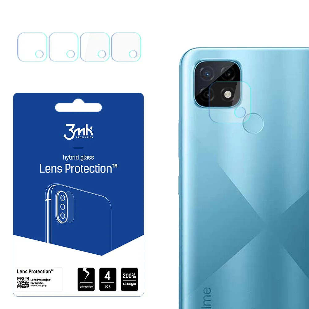 Lens glass for Realme C21Y - 3mk Lens Protection