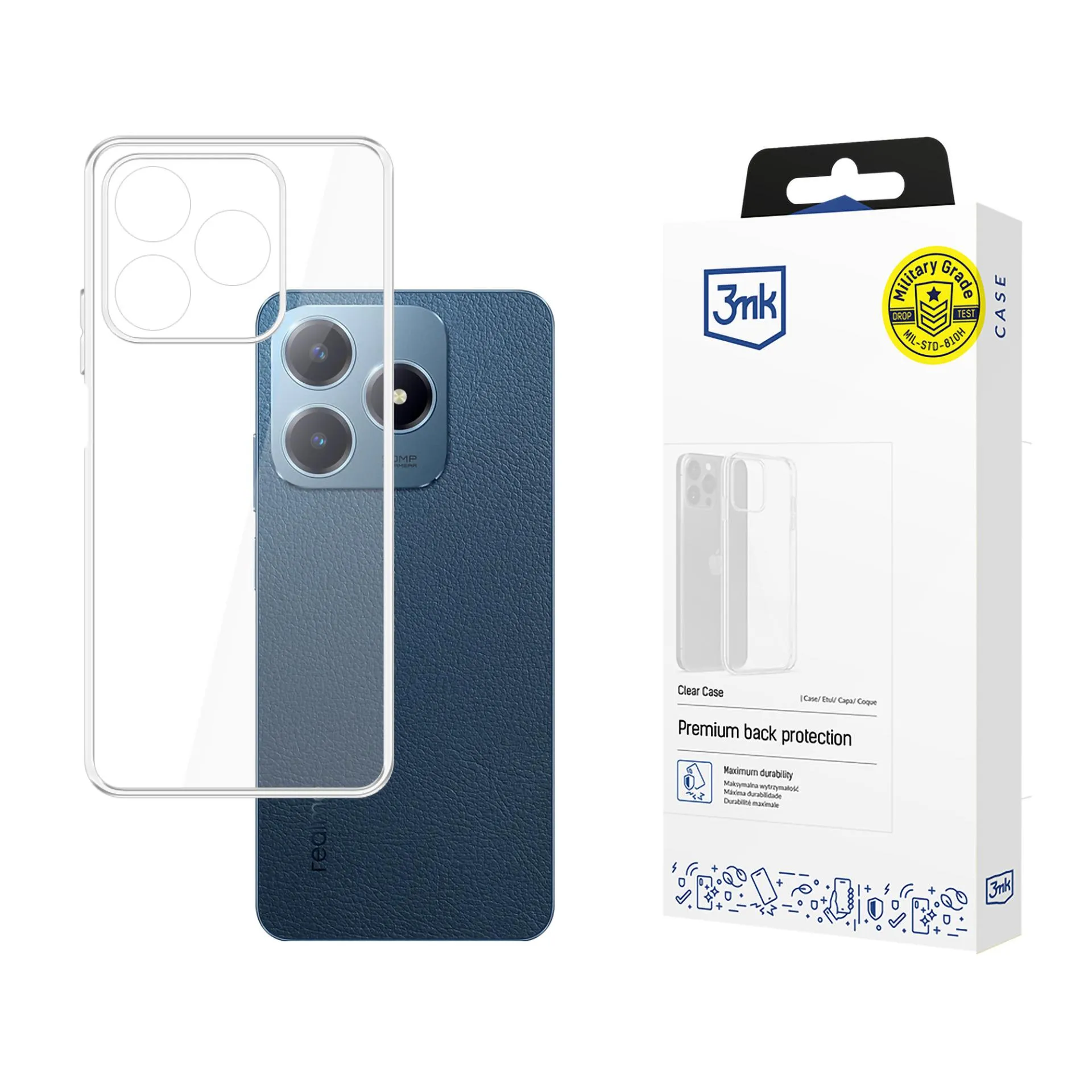 Case for Realme C63 - 3mk Clear Case