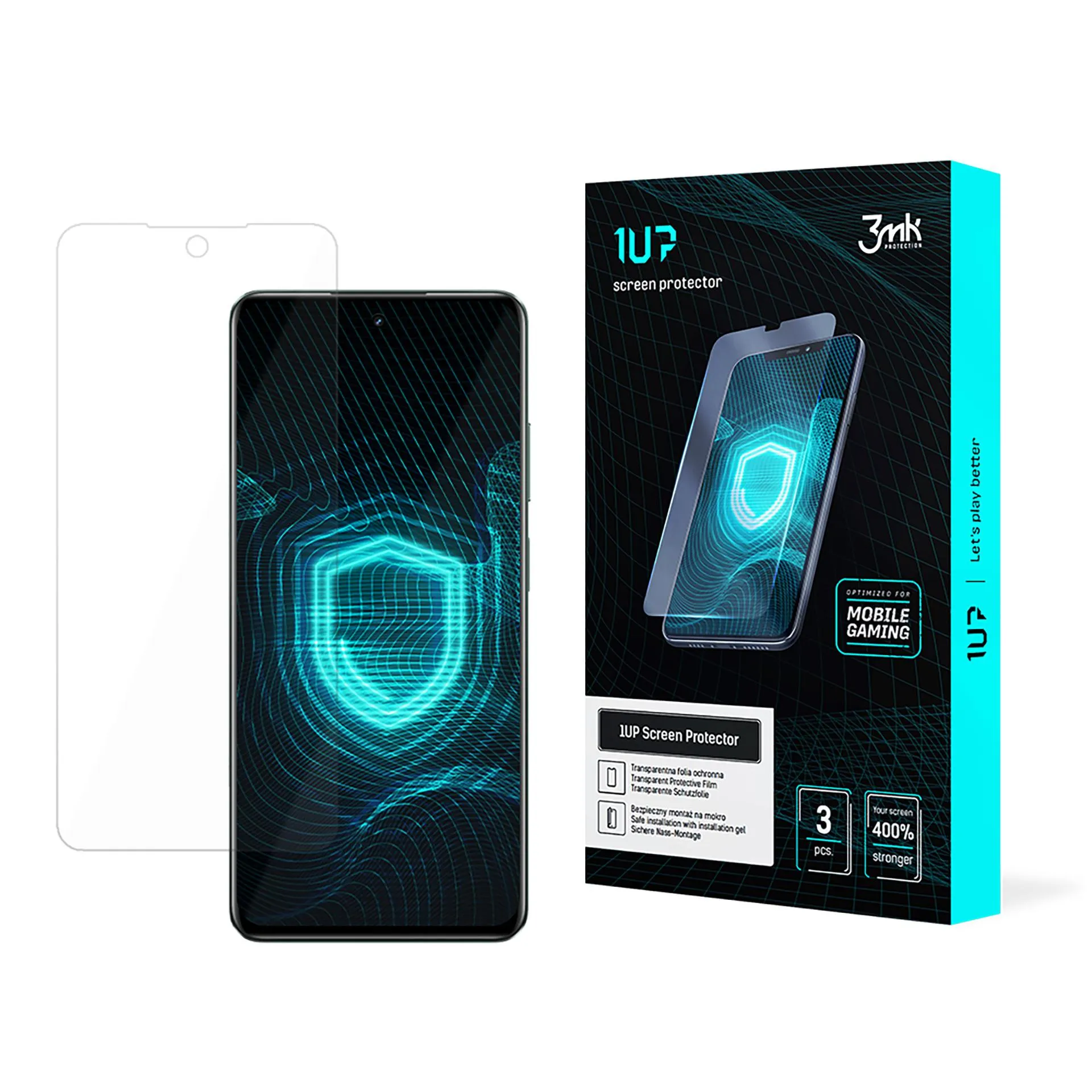 Protective film for Realme C63 5G - 3mk 1UP screen protector (3 pieces)